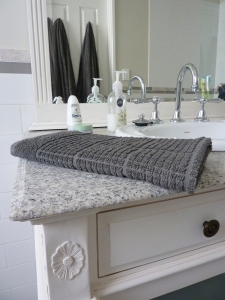 easy dyed grey towels